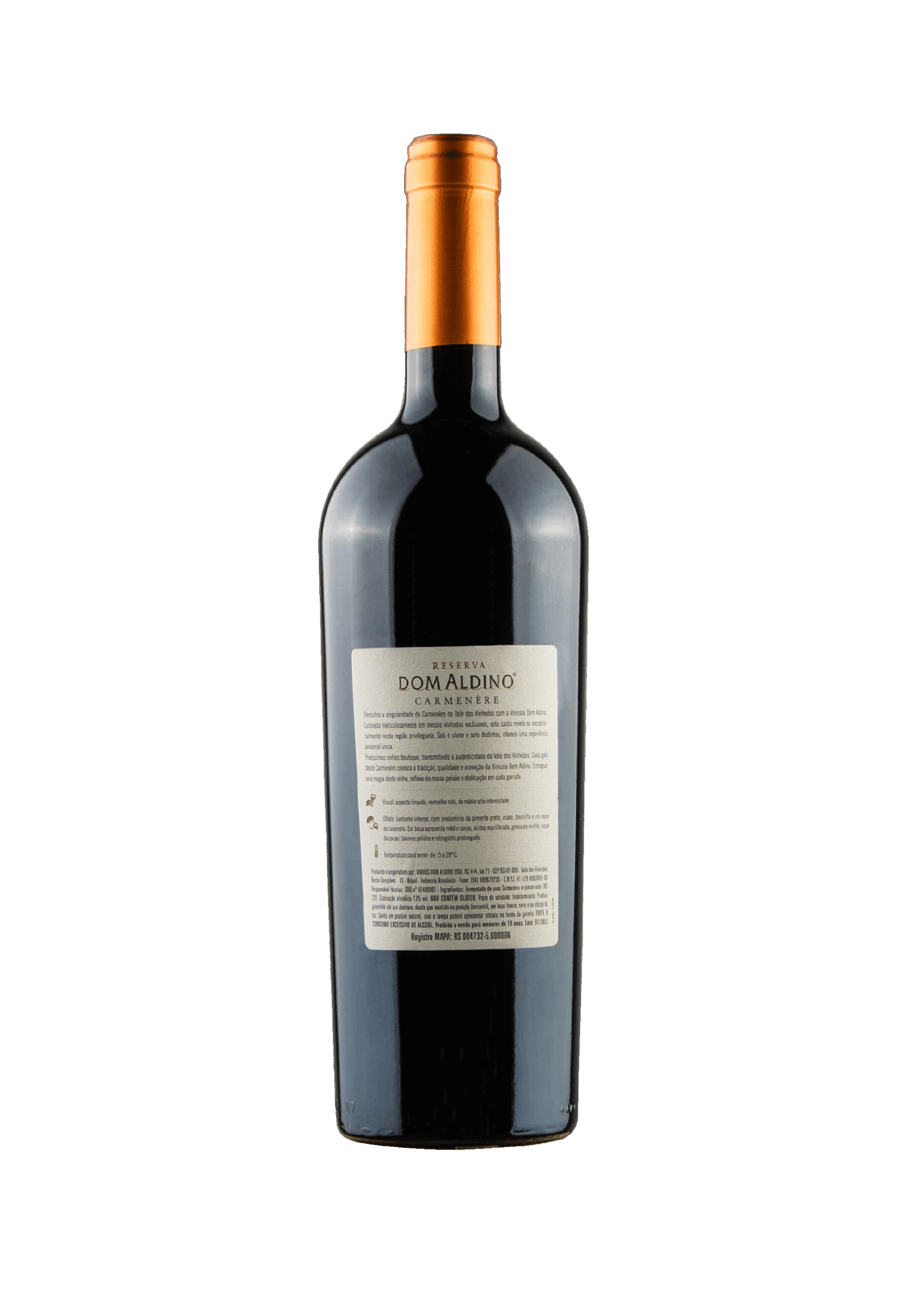 Alternative view of Dom Aldino Reserva Carmenére Safra 2023 750ml