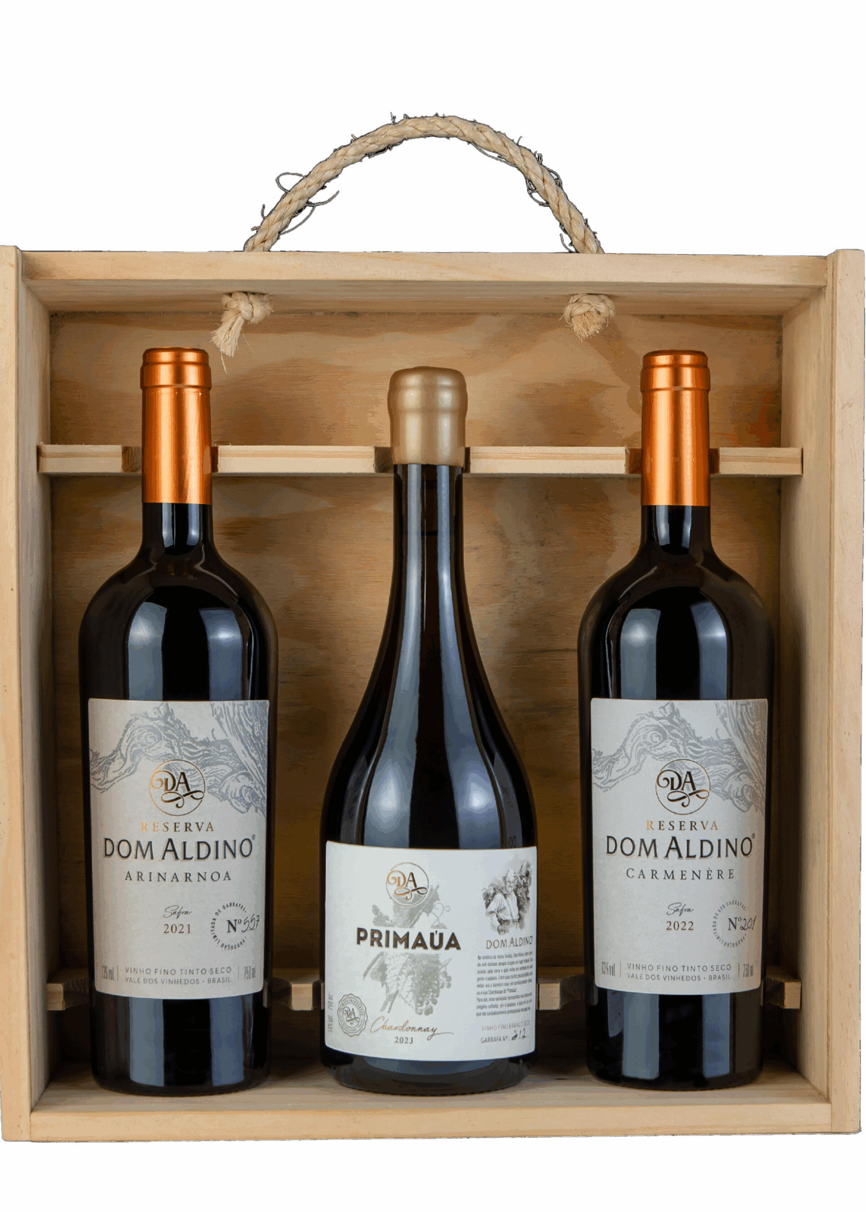 Kit Legado Evolução: Carmenère - Primaúa - Arinarnoa