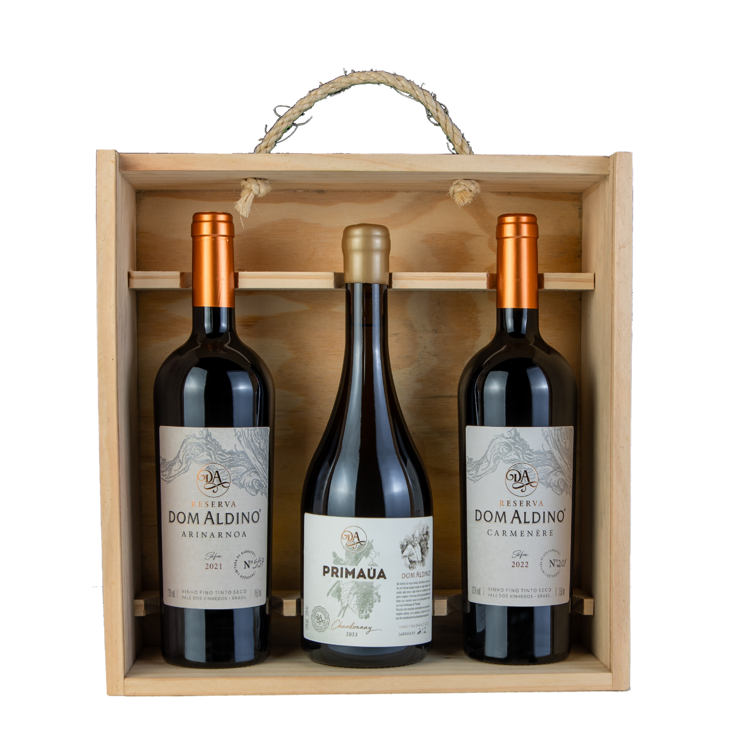 Kit Legado Evolução: Carmenère - Primaúa - Arinarnoa