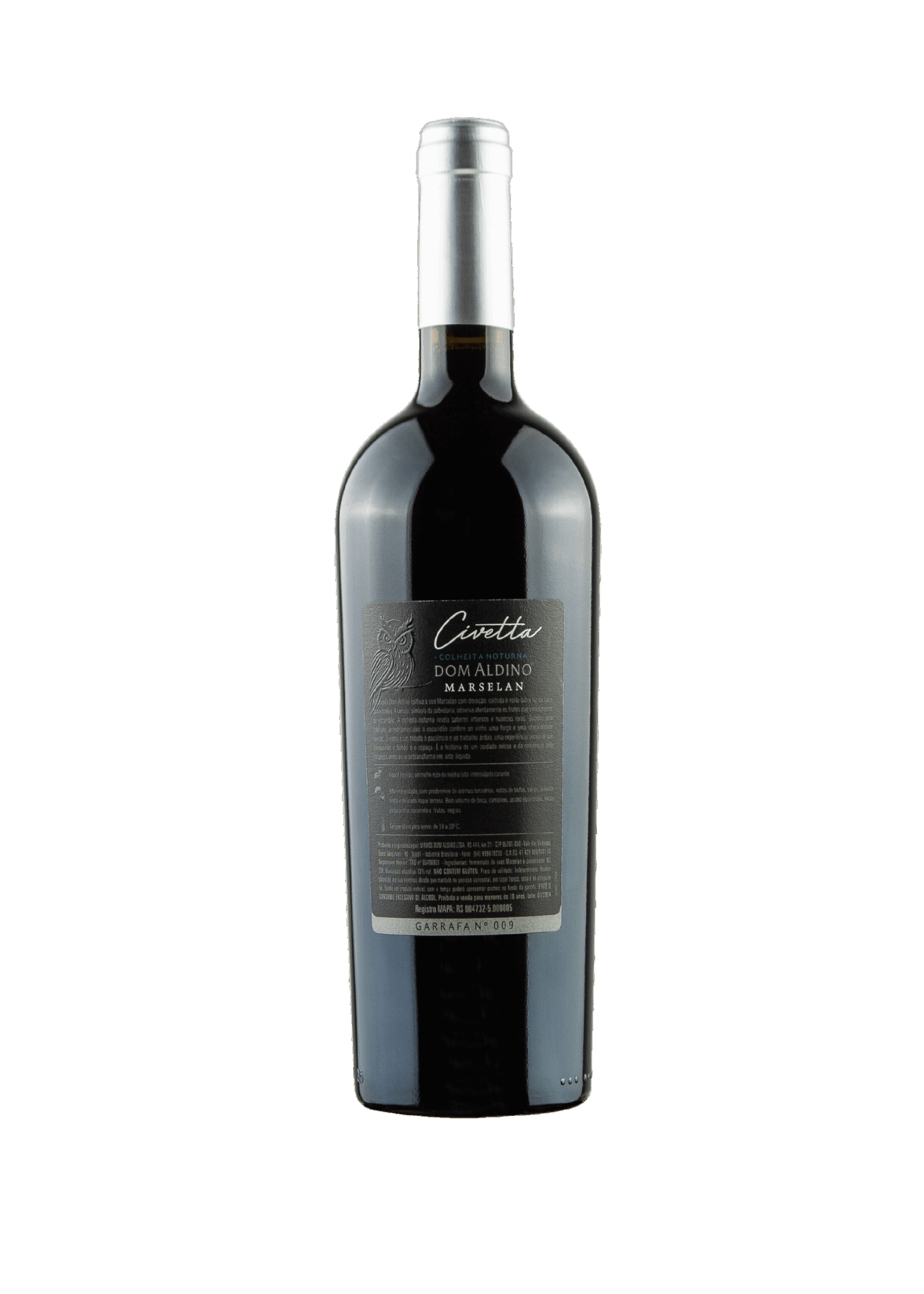 Alternative view of Dom Aldino Civetta Reserva Marselan Colheita Noturna Safra 2022 750ml